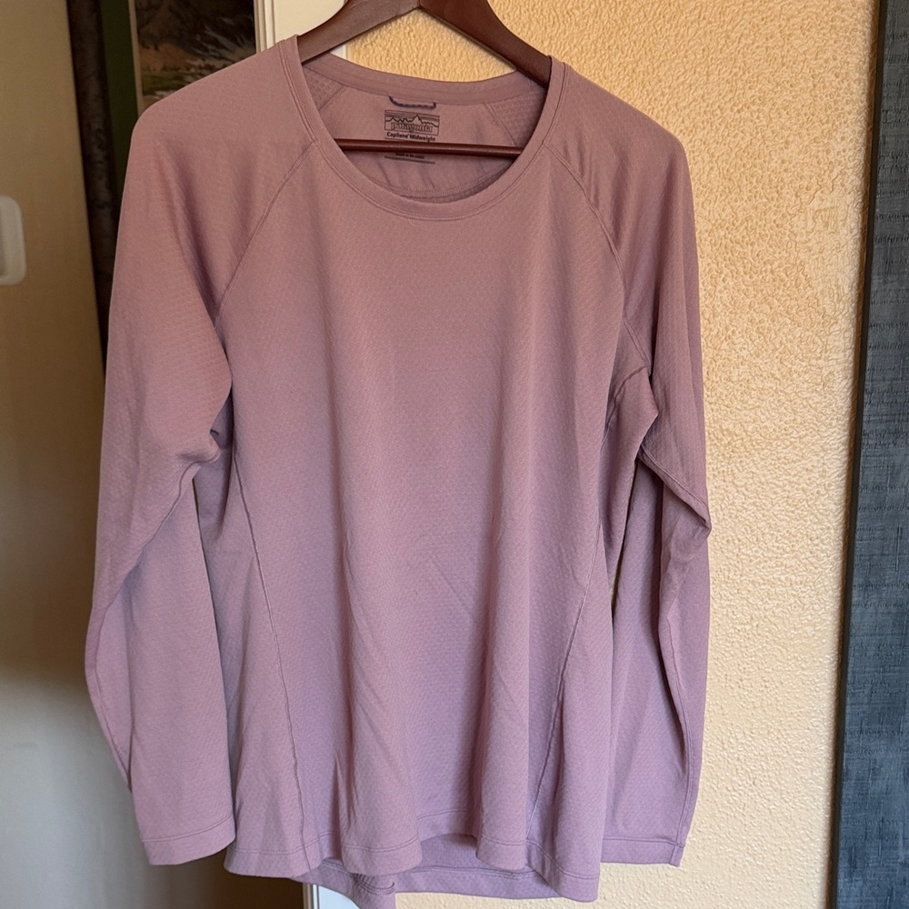 Patagonia Capilene Midweight Lavender Shirt